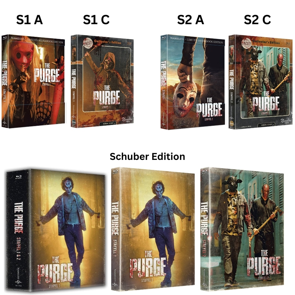 „The Purge – Die Säuberung“ Staffel 1 & 2 in Blu-ray Mediabooks ab September 2026 – Update