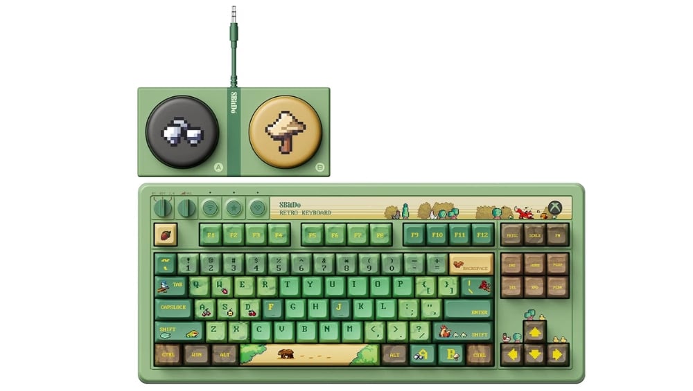 8BitDo bringt im Oktober 2026 offiziell lizenziertes Xbox Retro 87 Mechanical Keyboard im Oktober heraus