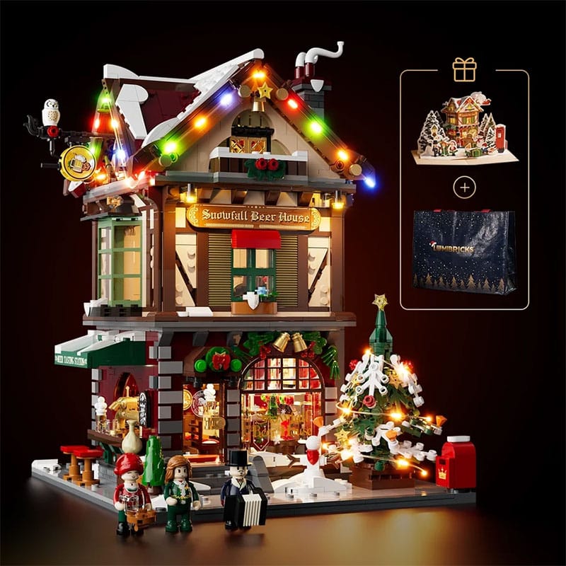 Lumibricks bringt das weihnachtliche „Christmas Pub“ als Geschenk-Edition mit Extras heraus