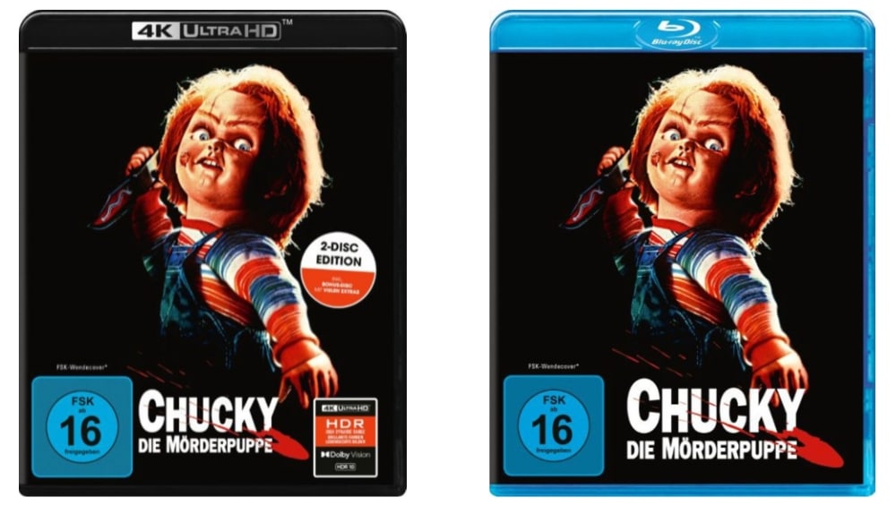„Chucky – Die Mörderpuppe“ in Standard Varianten auf 4K UHD & Blu-ray ab Oktober 2026