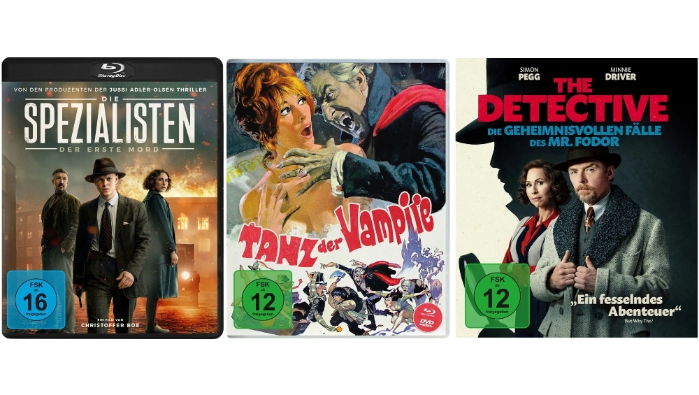„Die Spezialisten“, „Tanz der Vampire“ und „The Detective“ auf Blu-ray & DVD ab Dezember 2026