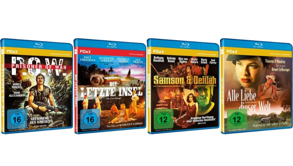 „Die letzte Insel“, „P.O.W. – Prisoner of War“, „Alle Liebe dieser Welt“ & „Samson und Delilah“ auf Blu-ray ab Februar 2027 – Update