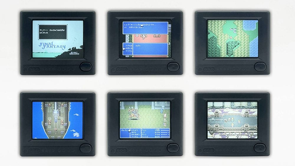 Square Enix bringt „Final Fantasy I–VI“ als Mini-Fernseher mit Pixel-Art und Musik heraus