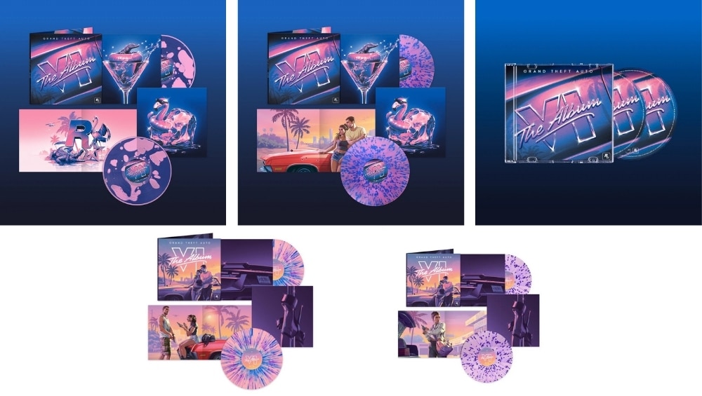 „Grand Theft Auto VI: The Album“ erscheint auf Vinyl und CD in mehreren Editionen
