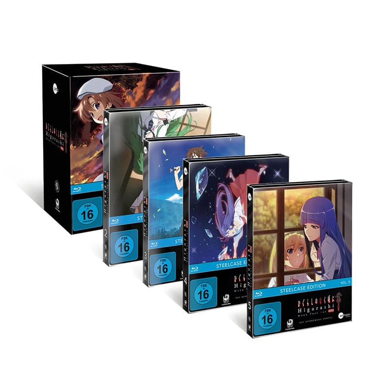 „Higurashi GOU“: Komplett-Bundle der Limited Steelcase Edition für 99€