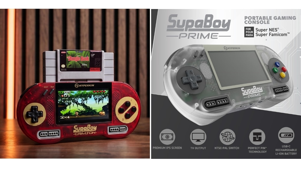 Hyperkin bringt die SupaBoy Portable Pocket Console für SNES und Super Famicom in zwei Varianten heraus