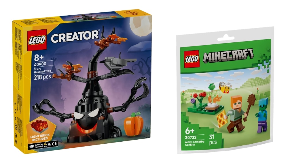 Neue LEGO GWPs: „Gruselbaum“ ab 100 Euro und Minecraft-Set ab 40 Euro