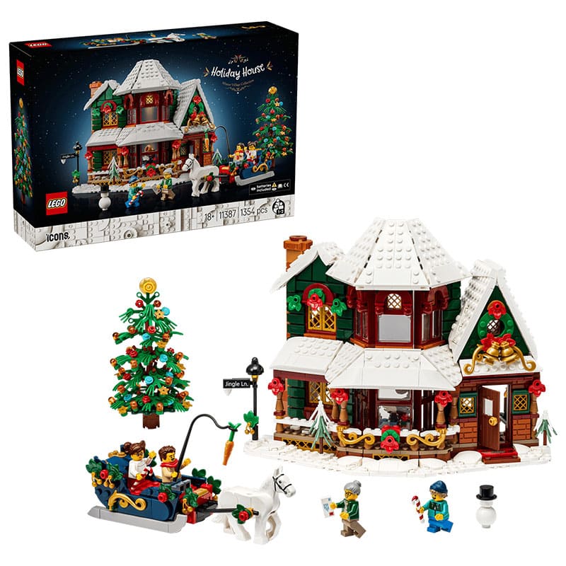 LEGO Icons Weihnachtshaus erscheint im Oktober 2026