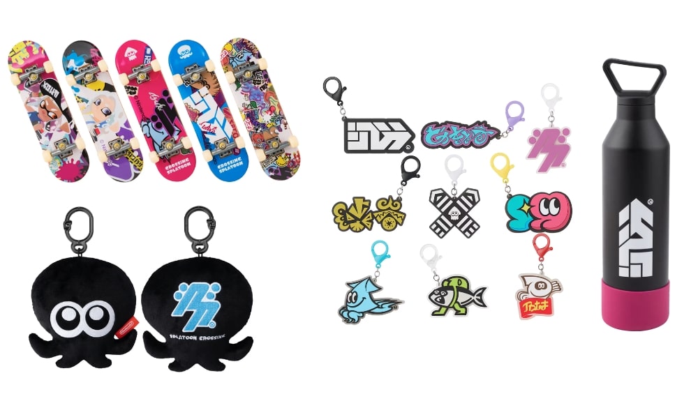 Nintendo bringt neues „Splatoon Crossing“-Merchandise mit Fingerboards, Plüschanhängern und mehr