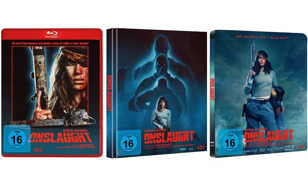 „Onslaught“ im 4K Steelbook, Mediabook & Standard Varianten ab Dezember 2026