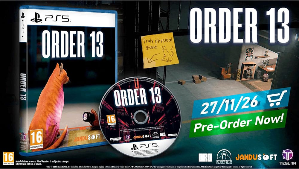 „Order 13“ erscheint im November 2026 für die Playstation 5