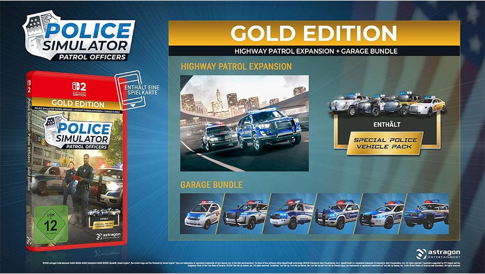 „Police Simulator Patrol Officers“ Gold Edition für die Switch 2 ab Februar 2027