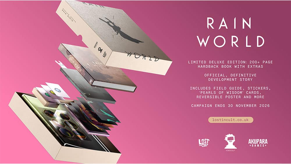 „Rain World: Design Works“ erscheint in Standard Variante & Deluxe Edition von Lost in Cult