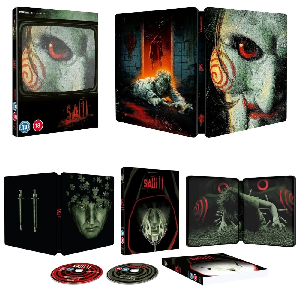 „Saw“ & „Saw II“ in 4K Steelbooks ab November 2026 (UK)