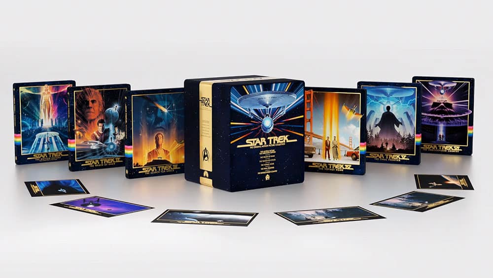 „Star Trek“ The Collection (1-6) bald im 4K Steelbook Library Case (UK)