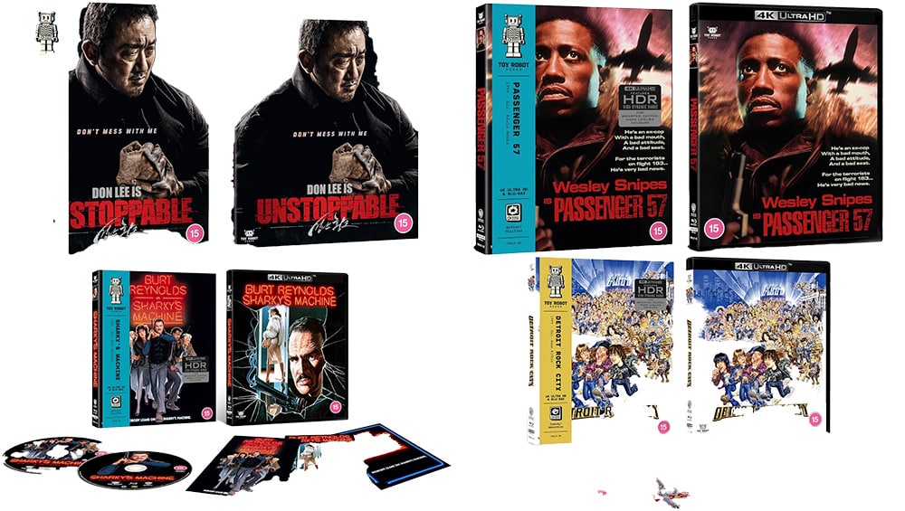 Toy Robot Video bringt im Dezember vier neue 4K-UHD- und Blu-ray-Veröffentlichungen
