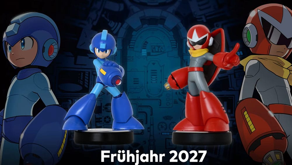 „Mega Man Dual Override“ amiibo-Figuren ab Frühjahr 2027