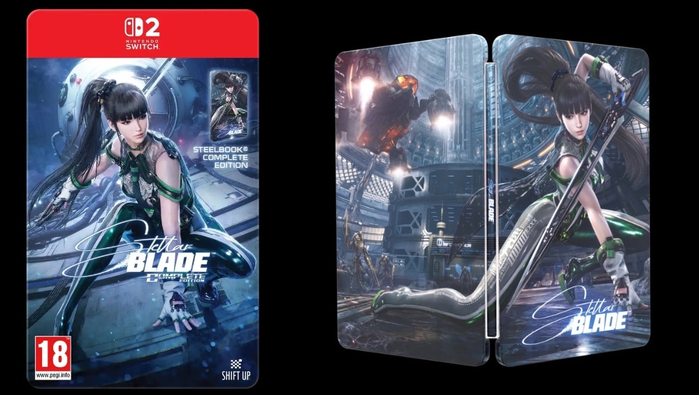 „Stellar Blade“ als Complete Steelbook Edition für die Nintendo Switch 2 ab November 2026
