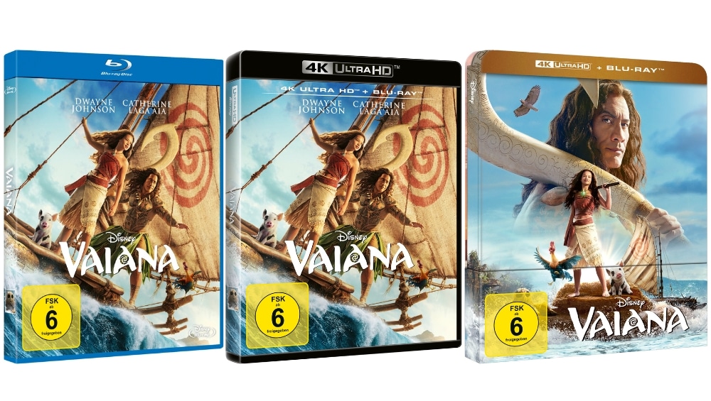 „Vaiana“ im 4K Steelbook & Standard Varianten ab 4. Quartal 2026 – Update2