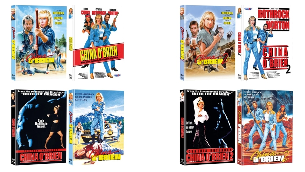 „China O’Brien (1990)“ & „China O’Brien 2“ erstmals in Deutschland in HD in Mediabooks – Update
