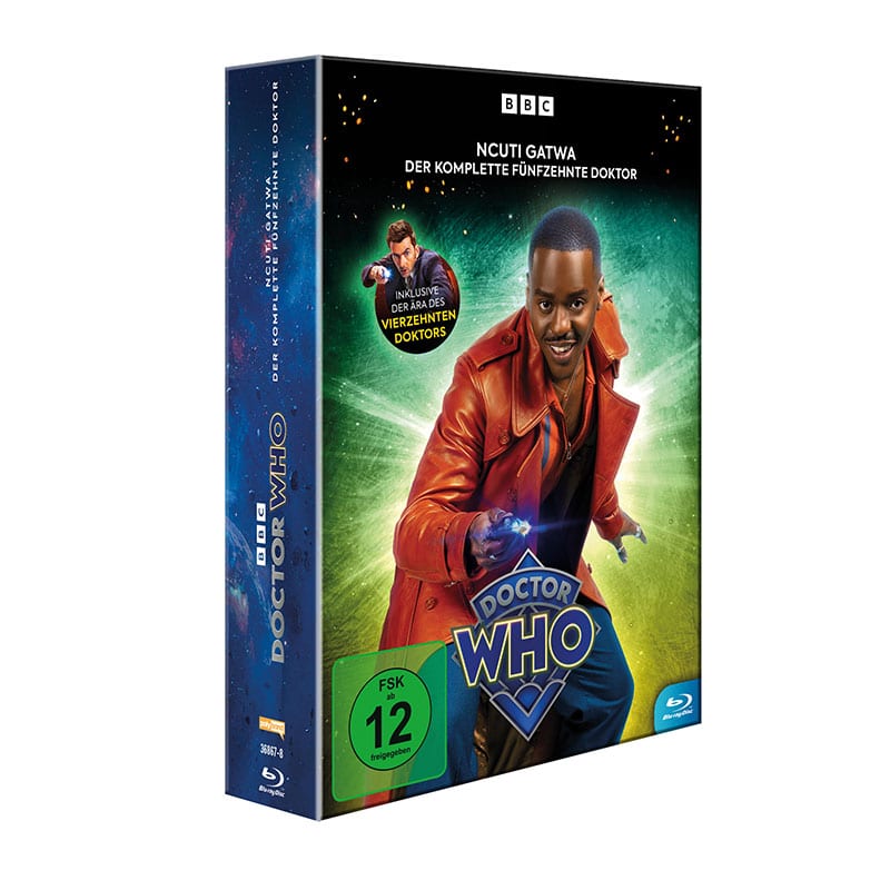 „Doctor Who – Ncuti Gatwa: Der komplette 15. Doktor“: Staffeln 1 und 2 inklusive Specials und Booklet auf Blu-ray