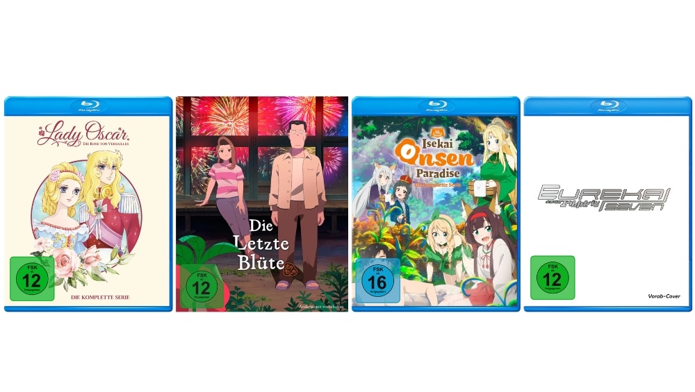 KSM Anime veröffentlicht „Lady Oscar“, „Die letzte Blüte“, „Eureka Seven“ und „Isekai Onsen Paradise“ im Januar 2027