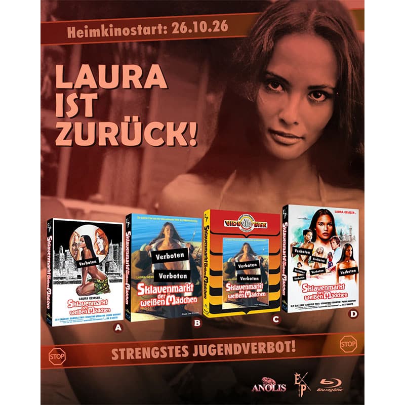 „Sklavenmarkt der weißen Mädchen“ erstmals in Deutschland auf Blu-ray im Mediabook
