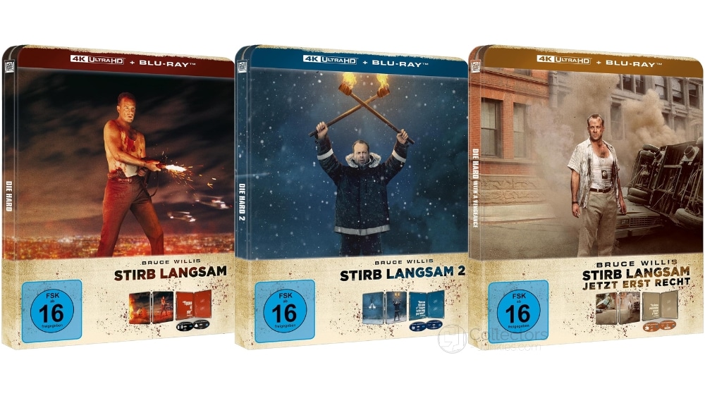 „Stirb langsam 1–3″ in 4K Steelbooks ab Dezember 2026 – Update