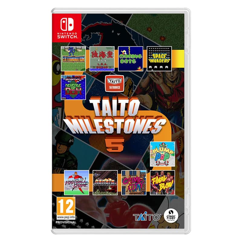 „Taito Milestones 5“ erscheint mit zehn Arcade-Klassikern für Nintendo Switch