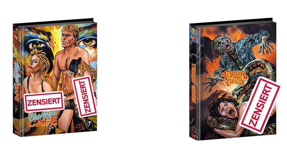 „Terror Circus“ und „Blue Angel Cafe“ demnächst in Blu-ray Mediabooks