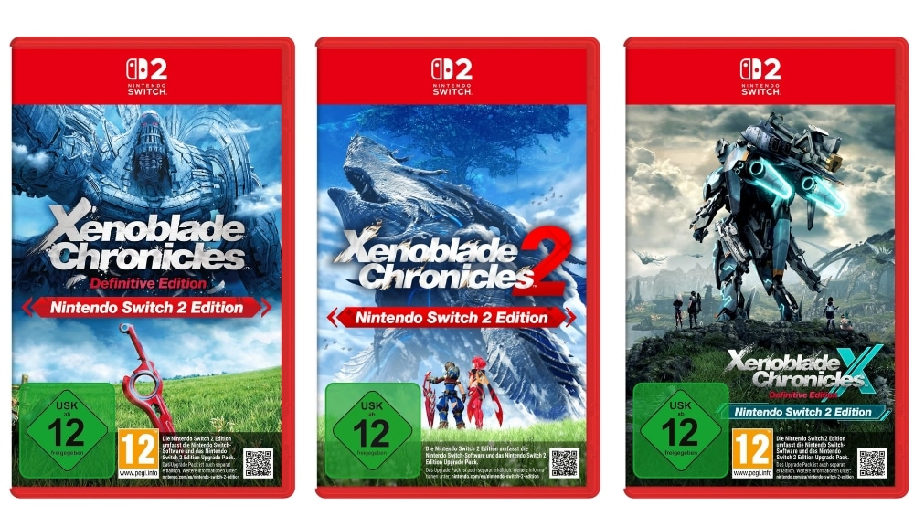 „Xenoblade Chronicles 1 & 2“ Definitive Edition Nintendo Switch 2 Edition für je 45,99€ &  „Xenoblade Chronicles X“ Definitive Edition Nintendo Switch 2 Edition für 42,99€