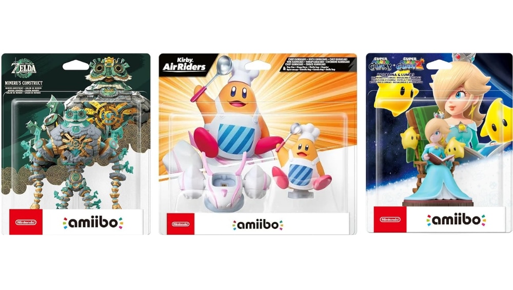 amiibo-Figuren reduziert: Mineru-Konstrukt für 19,99€, „Koch Kawasaki & Hopp-Stern“ oder „Rosalina & Luma“ für je 23,99€