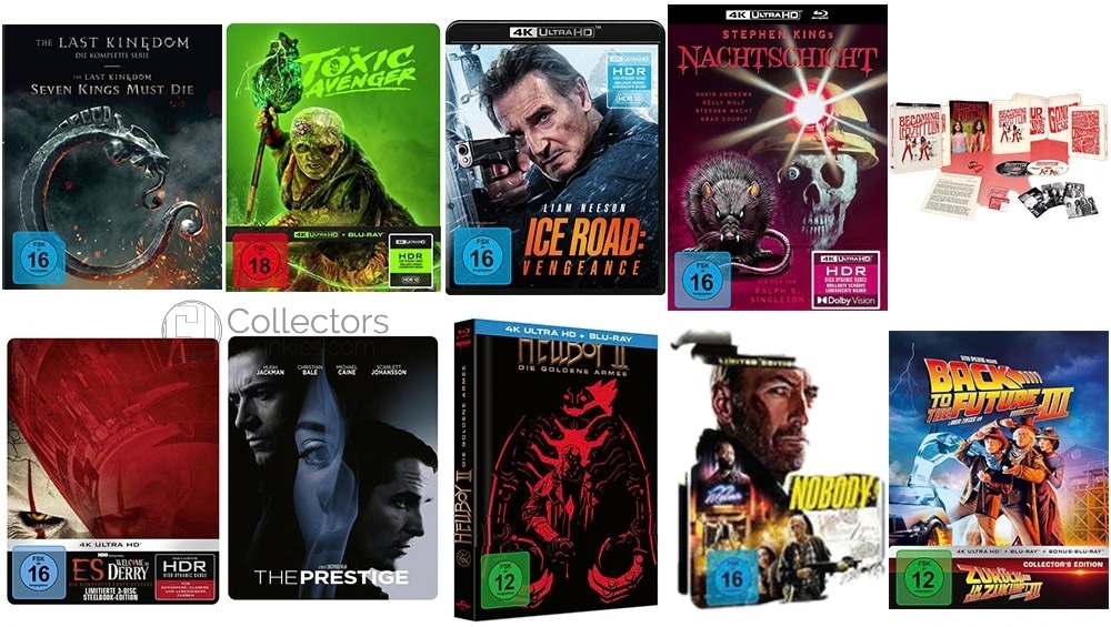 25 % Rabatt auf drei ausgewählte Artikel (4K UHD, Blu-ray & DVD)