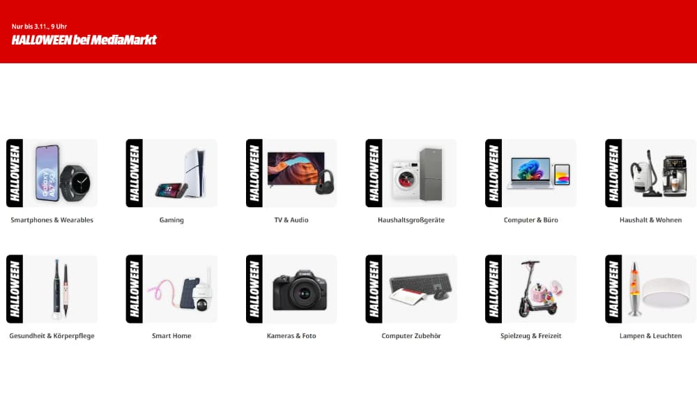 MediaMarkt und Saturn starten Halloween-Aktion mit Technik-Angeboten