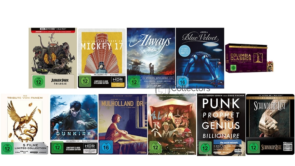 Neue Angebote im PLAION Shop: Filme und Serien auf 4K UHD, Blu-ray und DVD reduziert
