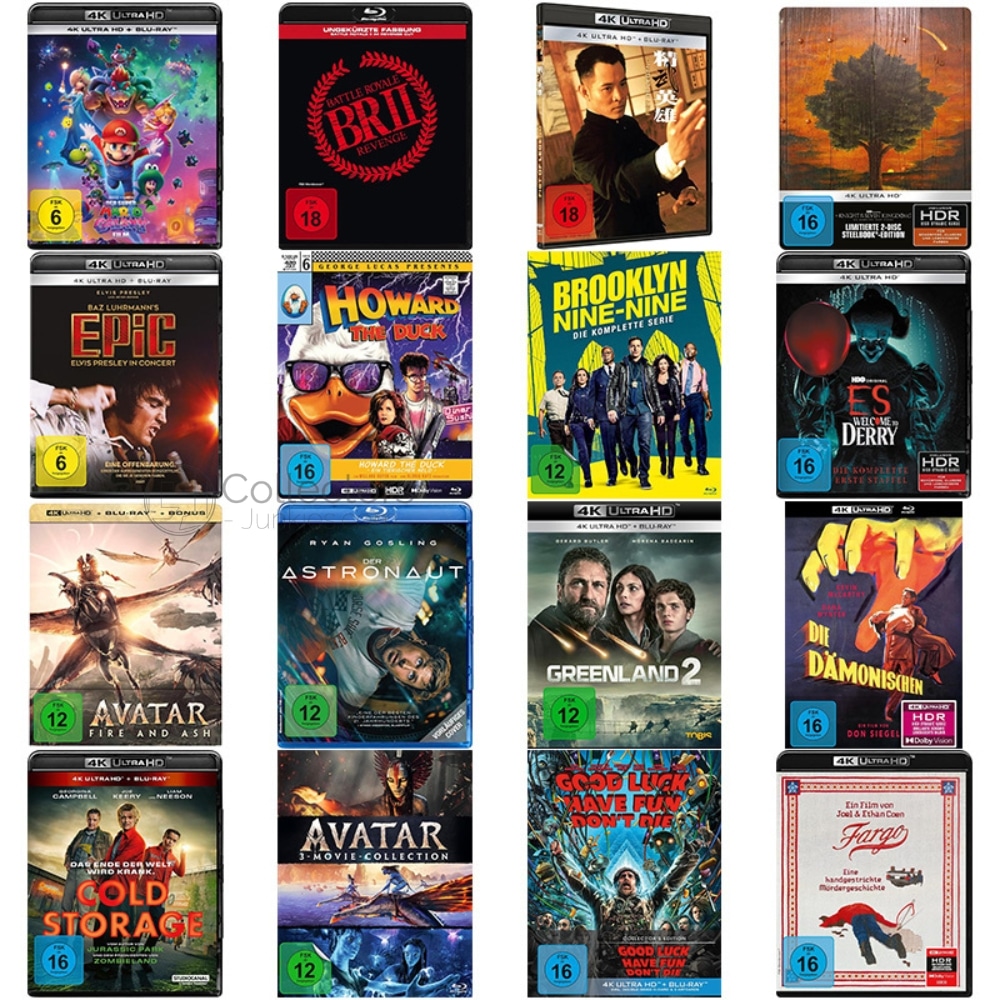 Amazon reduziert ausgewählte Blu-rays, 4K UHDs und DVDs per Coupon
