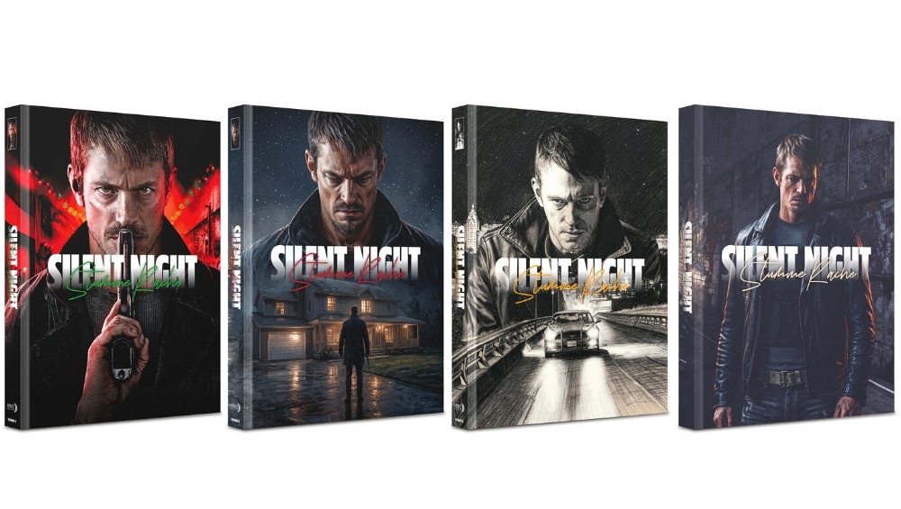 „Silent Night: Stumme Rache“ erscheint in vier limitierten Mediabooks mit 4K UHD & Blu-ray