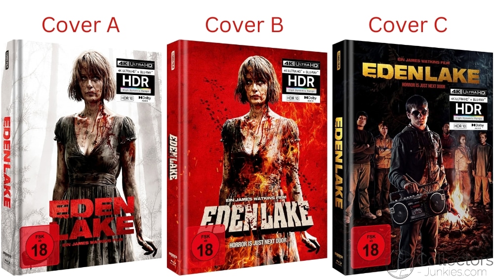 „Eden Lake“ erscheint in drei limitierten Mediabooks mit 4K UHD & Blu-ray